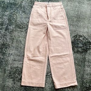 Alex Mill pink wide leg pants NWT